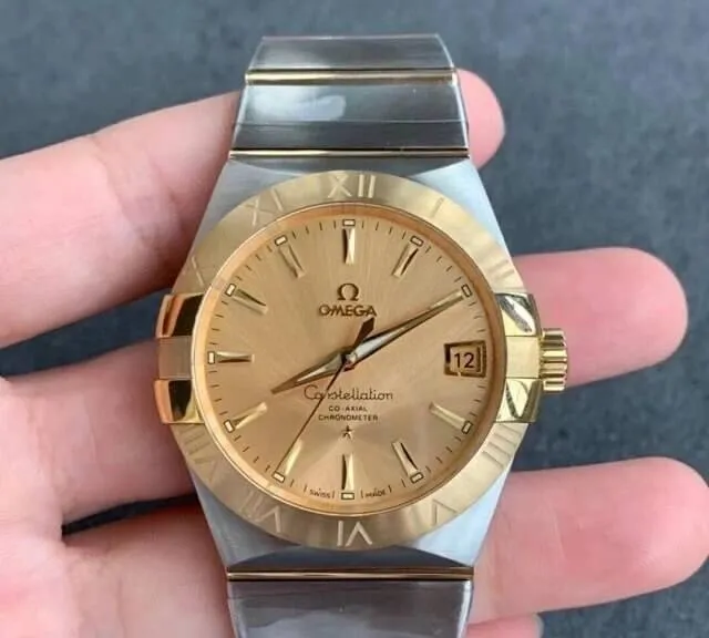 Omega Constellation 123.20.38.21.08.001 VS Factory 1:1 Best Edition Replica Watch Yellow Dial